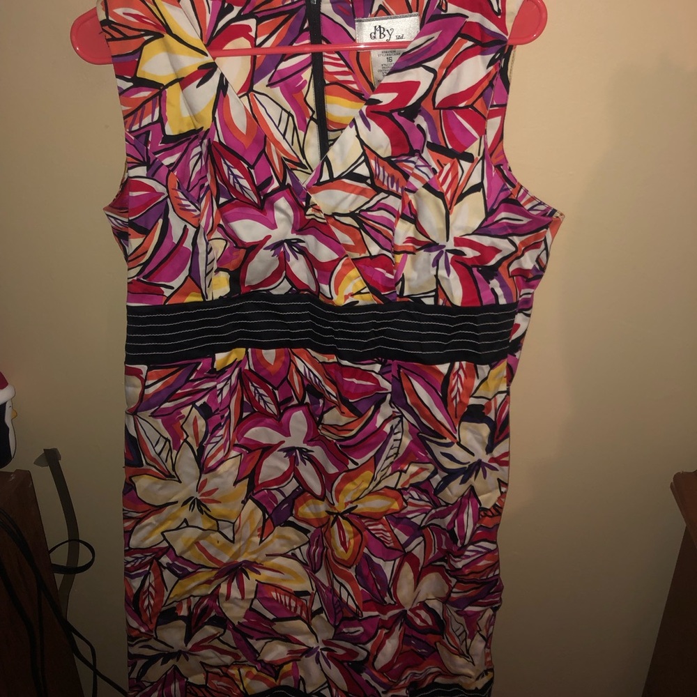 V-Neck floral dress